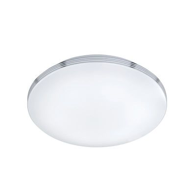 Króm műanyag fürdőszoba mennyezeti lámpa, Brunella, 24 W, 3000 K LED, IP44