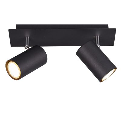 Fekete fém mennyezeti spot lámpa, Kaso