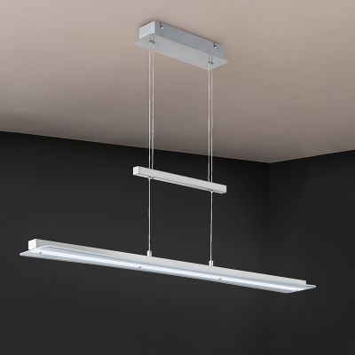 Nikkel üveg függőlámpa, Port, 18 W, melegtől hidegig állítható fehér LED