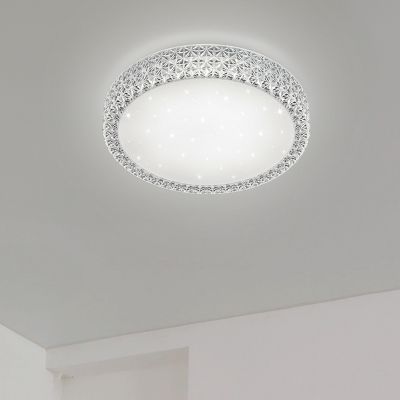 Fehér akril plafon lámpa, Valentina, 21 W, 3000 K LED