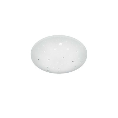 Fehér műanyag plafon lámpa, Gimming, 21 W, 4000 K LED, IP44