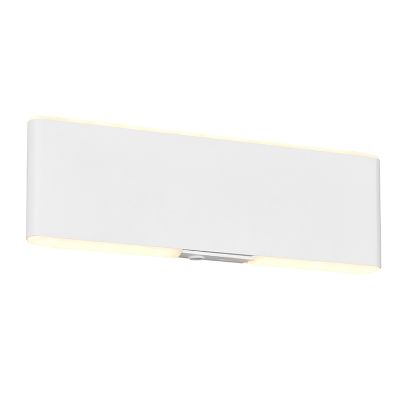 Fehér fém fel le fali lámpa, Zwier, 2 W, melegtől hidegig állítható fehér LED, kapcsolóval