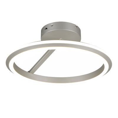 Nikkel fém mennyezeti lámpa, Jiry, 34 W, white switch LED, 3 fokozatban szabályozható