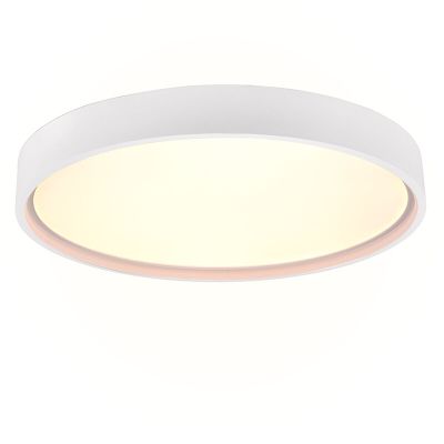 Fehér fém plafon lámpa, Destin, 29 W, white switch LED