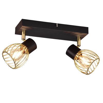 Fekete fém mennyezeti spot lámpa, Amaya