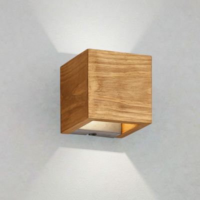 Barna fa fel le fali lámpa, Deka, 4 W, 3000 K LED