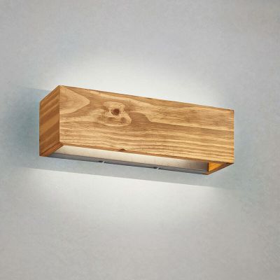 Barna fa fel le fali lámpa, Deka, 13 W, 3000 K LED