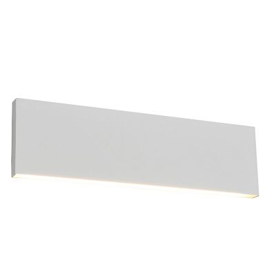 Fehér fém fel le fali lámpa, Coscon, 6 W, 3000 K LED