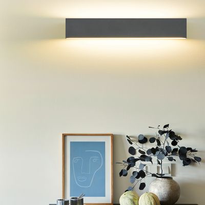 Antracit fém fel le fali lámpa, Coscon, 9 W, 3000 K LED