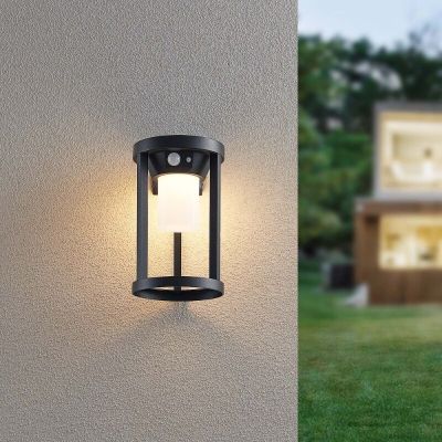 Fekete alumínium napelemes asztali lámpa, Winston, 2 W, 3000 K LED, IP54