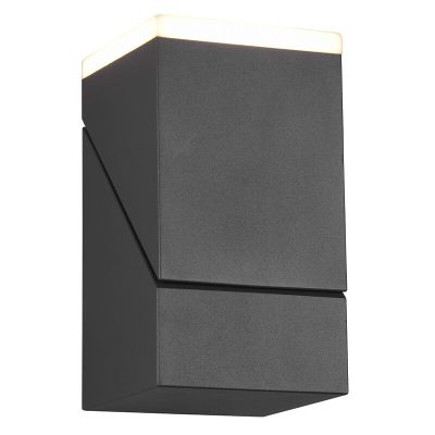Antracit alumínium kültéri lámpa, Liron, 7 W, 3000 K LED, IP54