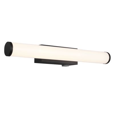 Fekete fém tükör világítás, Staby, 4,3 W, 3000 K LED, IP44