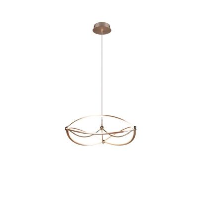 Sárgaréz fém függőlámpa étkezőasztal fölé, Remy, 42 W, 3000 K LED