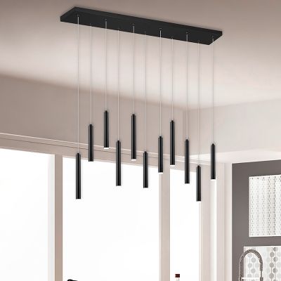 Fekete fém függőlámpa, Jessamy, 2,5 W, 3000 K LED