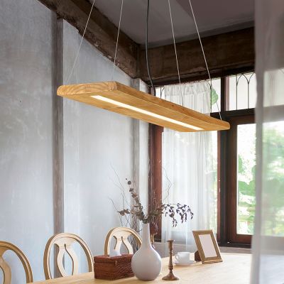 Barna fa függőlámpa, Deka, 27 W, 3000 K LED