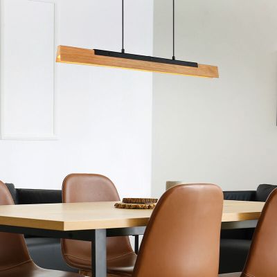 Barna fa függőlámpa, Neville, 25 W, 3000 K LED, 3 fokozatban szabályozható