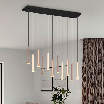 Fekete fém függőlámpa étkezőasztal fölé, Albartus, 3 W, white switch LED, 3 fokozatban szabályozható