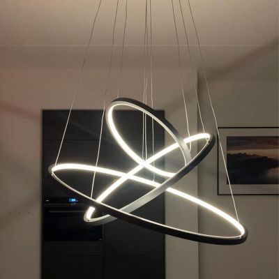 Antracit fém függőlámpa, Harold, 80 W, RGBW LED, távirányítóval