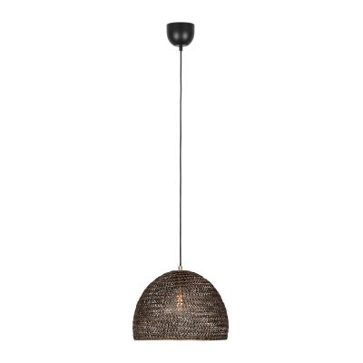 Rattan függőlámpa étkezőasztal fölé sárgaréz, Kardelen