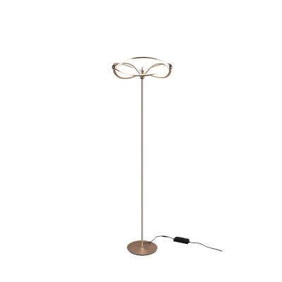 Sárgaréz fém állólámpa, Remy, 31 W, 3000 K LED, kapcsolóval