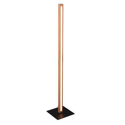 Retro álló olvasólámpa fa, Kelley, 20 W, 3000 K LED, kapcsolóval