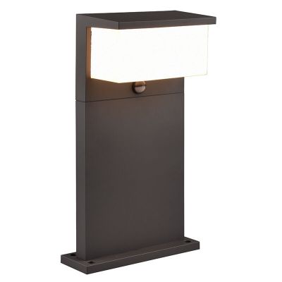 Antracit alumínium kültéri álló lámpa, Slimane, 13 W, 3000 K LED, IP54