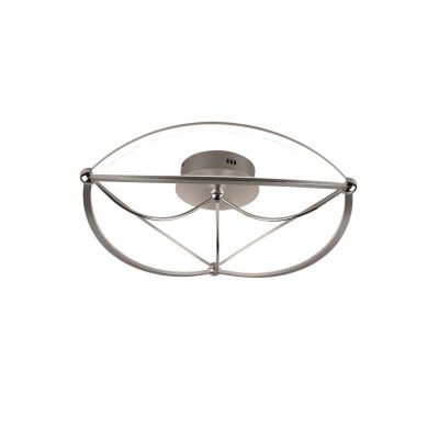 Nikkel fém plafon lámpa, Remy, 42 W, 3000 K LED
