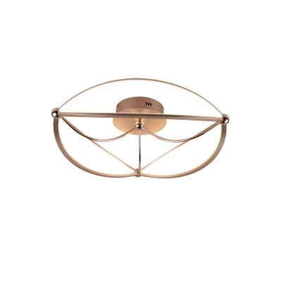 Sárgaréz fém plafon lámpa, Remy, 42 W, 3000 K LED
