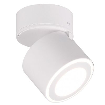 Fehér fém plafon lámpa, Jorno, 3,5 W, 3000 K LED