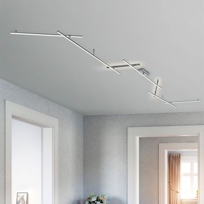 Nikkel fém plafon lámpa, Kandla, 20 W, 3000 K LED