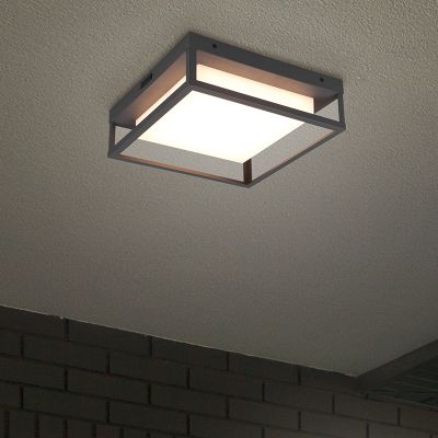 Antracit fém kültéri lámpa, Rolina, 14 W, white switch LED, IP54, 3 fokozatban szabályozható