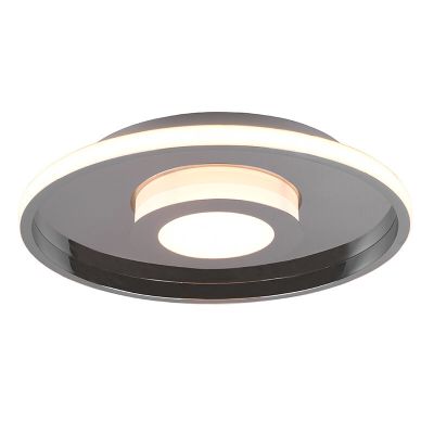 Króm fém fürdőszoba mennyezeti lámpa, Kayla, 35 W, 3000 K LED, IP44