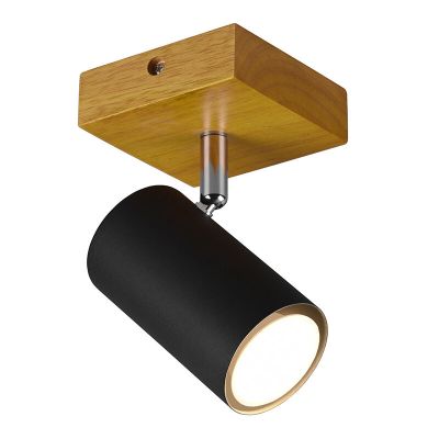 Fekete fém mennyezeti spot lámpa, Kaso