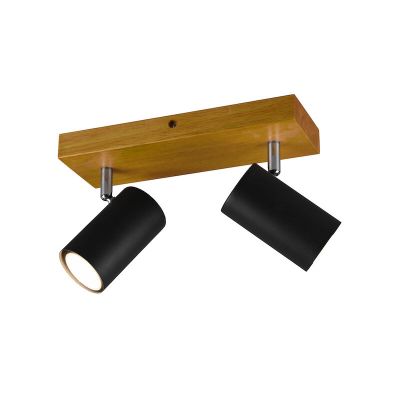 Fekete fém mennyezeti spot lámpa, Kaso