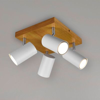 Fehér fém mennyezeti spot lámpa, Kaso