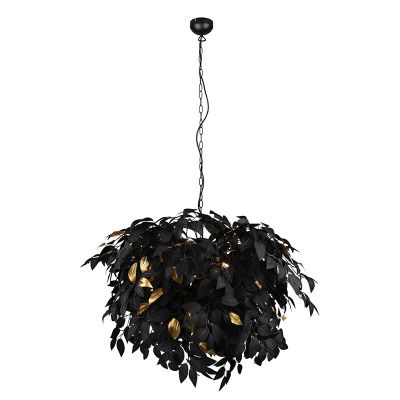 Fekete szövet függőlámpa, Urwa