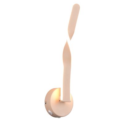 Barna fém fali lámpa, Quirinus, 11 W, 4000 K LED, kapcsolóval