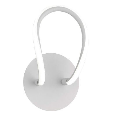 Fehér fém fali lámpa, Marell, 11 W, 4000 K LED, 3 fokozatban szabályozható