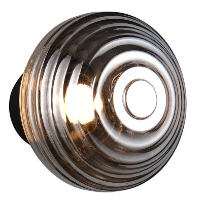 Szürke üveg újratölthető fali lámpa, Walid, 1,5 W, 3000 K LED, 3 fokozatban szabályozható