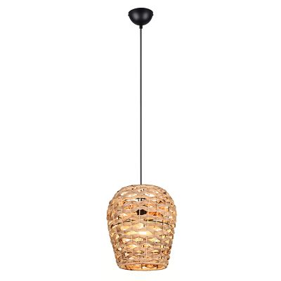Rattan függőlámpa barna, Lycke
