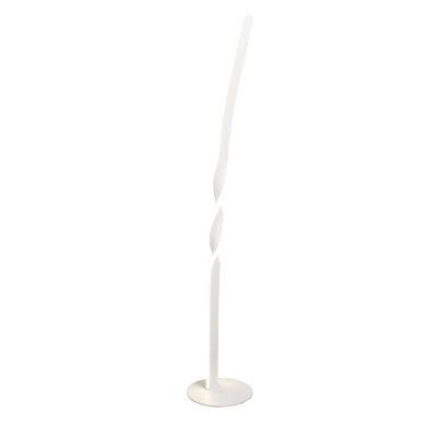 Fehér fém állólámpa, Quirinus, 19 W, 4000 K LED, kapcsolóval