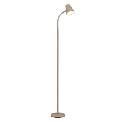 Barna műanyag állólámpa, Rahul, 4,5 W, 3000 K LED, kapcsolóval