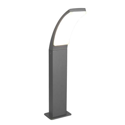 Antracit alumínium kültéri lámpa, Popke, 12,5 W, 4000 K LED, IP44