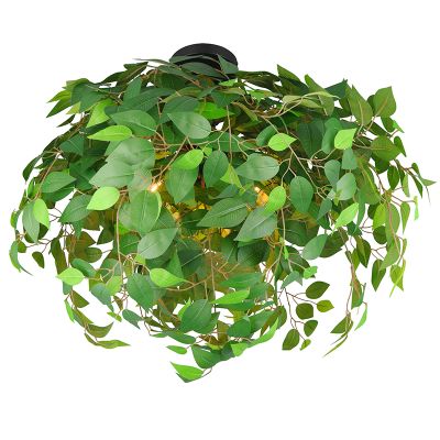 Zöld műanyag plafon lámpa, Urwa