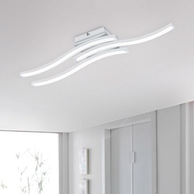 Fehér fém plafon lámpa, Go, 5 W, 4000 K LED