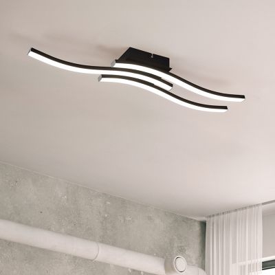 Fekete fém mennyezeti lámpa, Go, 5 W, 4000 K LED
