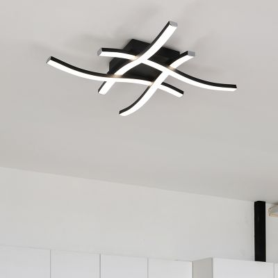 Fekete fém mennyezeti lámpa, Go, 5 W, 4000 K LED