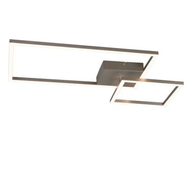 Nikkel fém plafon lámpa, Binc, 25 W, 4000 K LED, 3 fokozatban szabályozható