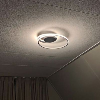 Fehér fém plafon lámpa, Sassandra, 22 W, 3000 K LED, 3 fokozatban szabályozható