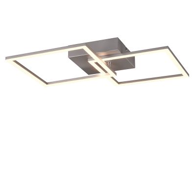 Szürke fém plafon lámpa, Margaux, 20 W, 3000 K LED
